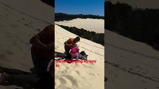 Sand boarding on Moreton Island [upl. by Byrle]