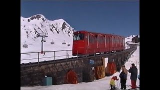 RD21674vid The Parsenn Funicular Railway Davos [upl. by Neelrahs]