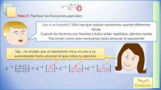 Transformada Inversa de Laplace Fracciones Parciales Caso 2 Factores lineales repetidos [upl. by Yevad558]