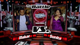 Makar Vs Sunita quotPhool Jhare Paniquot  The Voice of Nepal Season 5 2023 [upl. by Asillam757]