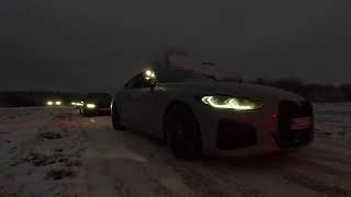 BMW 440i Snow meeting 2024 bmw 440 b58 snow bavaria [upl. by Euqnimod]