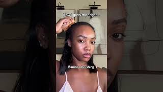 How I grew my edges back naturalhairgrowthproducts [upl. by Bryanty]