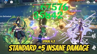 Spiral Abyss 43  C0 Tighnari Quickbloom amp C3 Keqing Overload  Genshin Impact Mobile Gameplay [upl. by Labinnah]