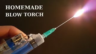 How to make Blow Torch using Lighter and a Syringe [upl. by Miyasawa]