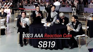 AAA2023 SB19 2023 Asia Artist Awards Reaction Cam [upl. by Annelg]