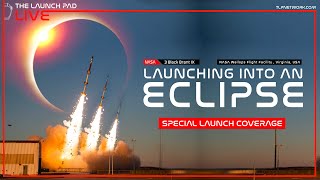 LIVE NASA 3 Rocket Eclipse Launch [upl. by Anillek]