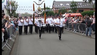 Schützenfest in Grefrath 2024 Parade 1 von 2 Leider musste der Ton für 3 Minuten entfernt werden [upl. by Nodyroc]