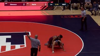 HWT 1 Gable Steveson Minnesota vs Deuce Rachal Illinois  Big Ten Wrestling [upl. by Fellows]