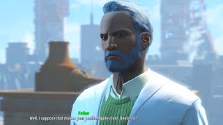 Father banished me from Institute after I started arguing with him about synths Fallout 4 [upl. by Wilmar824]