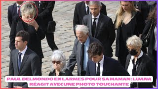 Paul Belmondo en larmes pour sa maman  Luana réagit avec une photo touchante [upl. by Queston385]