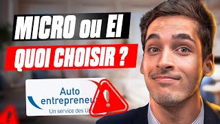 Micro entreprise ou Entreprise individuelle  Quel statut choisir [upl. by Iahk]