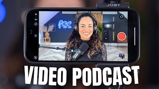 Record a Video Podcast With Your iPhone  Video Podcast Setup for Beginners [upl. by Ekoorb]