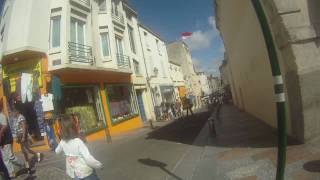 les sables dolonne gopro hd balade velo mer et centre ville [upl. by Dlaniger]