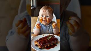 AI Baby’s First Cake Experience 🎂👶  Adorable and Hilarious Momentshorts [upl. by Bedelia]