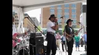 HAWK N ROLL BLUES BAND Performs on the Esplanade  Place des arts for Stroll For Liver [upl. by Delaney]