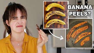 I Made Vegan Bacon From Banana Peels [upl. by Aubrie822]