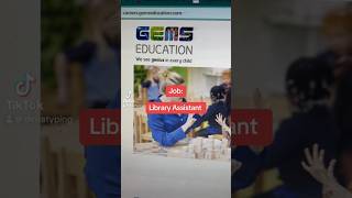 Library Assistant Job in School UAE 🇦🇪 uaejobs shorts video deiratyping traveltence [upl. by Niels570]