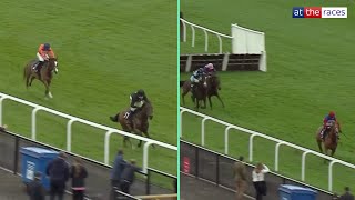 Two VERY GOOD horses The New Lion and Quebecois bolt up at Chepstow [upl. by Cyrie373]