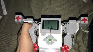 Space Wars game using a Gyro Sensor Programmed in Python Lego Mindstorms EV3 [upl. by Neema]