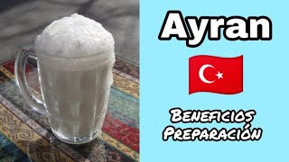 AYRAN🇹🇷 la bebida FAVORITA de los Turcos Te enseño a prepararla  Gina Elguea [upl. by Inot]