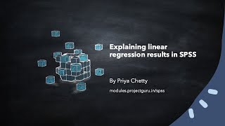 Interpretation of linear regression in SPSS [upl. by Bloch273]