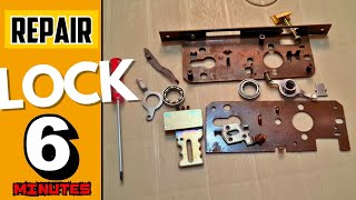 repair and install door lock whats inside a door lock💯✌️ [upl. by Danika]