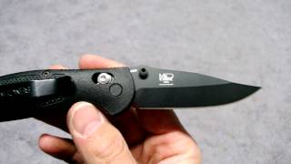 Benchmade mini griptilian 556bk s30v steel [upl. by Kolosick199]