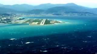 Landing at Nice Còte dAzur AirPort LFMNNCE [upl. by Hagile]