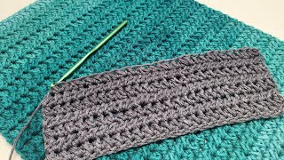 How To Increase AND Decrease The Knotted Half Double Crochet Stitch [upl. by Lindley759]