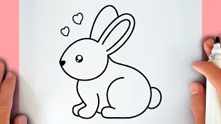 HOW TO DRAW A BUNNY [upl. by Ellebanna139]