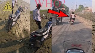 New Bike Fas Gai 🙄viralvideo trending motovlogger [upl. by Rydder]