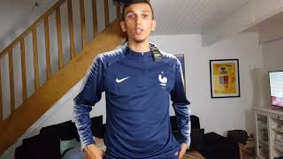 UNBOXING Survêtement Equipe de France coupe du monde 2018 [upl. by Ailbert]