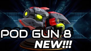 Mech Arena  Pod Gun 8 Die neue Sperrfeuerwaffe [upl. by Nahshon]