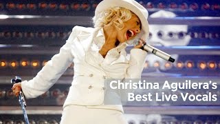 Christina Aguileras Best Live Vocals [upl. by Aikemehs948]