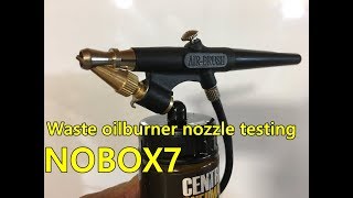 waste oil burner nozzle  Air brush [upl. by Sellers]