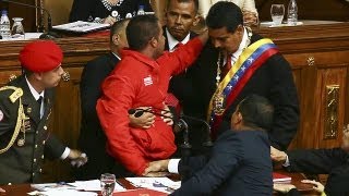 Maduro tras el quotsustoquot en su investidura quotPodían haberme disparadoquot [upl. by Roybn]