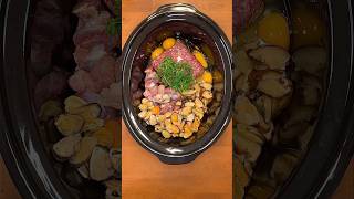 Healthy homemade crockpot recipe for dogs 🥘🐕 shorts [upl. by Maiah]