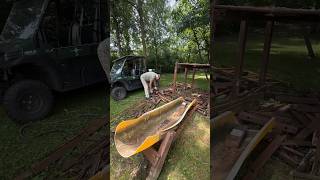 How to get rid of a playground the easy way 🪚 chainsaw [upl. by Perrine]