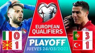 🏆 Resumen ➤ PlayOff ELIMINATORIAS Europeas QATAR 2022 🔥 PORTUGAL vs TURQUIA 31 ➤ 2022 Jueves 🌟 [upl. by Biernat]