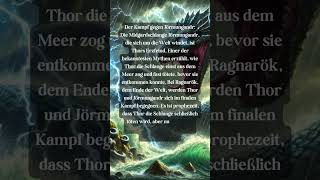 Thors Kampf gegen Jörmungandr  wikinger mythologie thor geschichte [upl. by Flita]