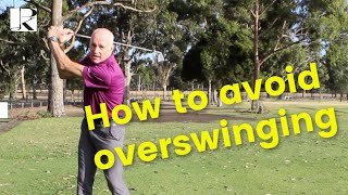 How to avoid overswinging in golf [upl. by Eudosia]