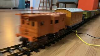 O Scale 2 Rail Floor Train Running October 24’ [upl. by Lebbie]