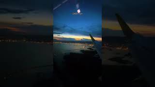 Landing View at Mactan Cebu Airport travel leisure [upl. by Ahsercal]