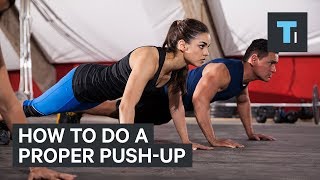 An exercise scientist explains the proper way to do a pushup [upl. by Ethbin]