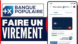 Comment Faire Un Virement Banque Populaire  Faire Un Virement Instantané Banque Populaire 2024 [upl. by Hafital]