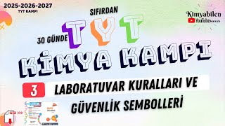 LABORATUVAR KURALLARI  TEHLİKE PİKTOGRAMLARI  9SINIF KİMYA  TYT KİMYA KAMPI [upl. by Mandell425]