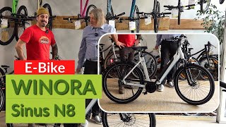 Winora Sinus N8 – Dein perfekter Begleiter für urbane Mobilität [upl. by Nevanod]