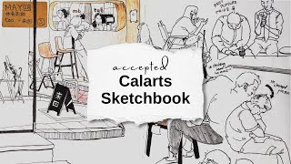 Accepted Calarts Sketchbook 2023 [upl. by Ttennaj384]