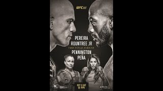 UFC 307 Pereira vs Rountree Jr Main Card [upl. by Eerolam493]