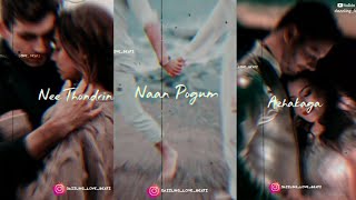 Usuraiya tholaichaen❣album song❣iravukku nilavaga❣ whatsapp status❣suriavelan❣Rupini❣Stephen❣love [upl. by Edaw]